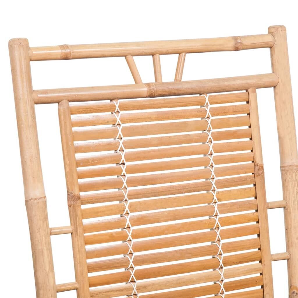 vidaXL bambusa šūpuļkrēsls цена и информация | Atpūtas krēsli | 220.lv