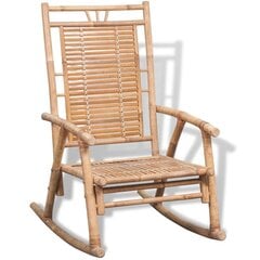 vidaXL bambusa šūpuļkrēsls цена и информация | Кресла в гостиную | 220.lv