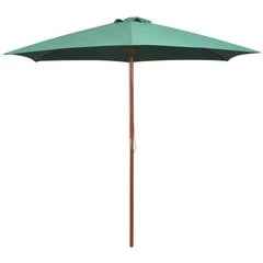 Уличный зонтик, зелёный цена и информация | Зонты, маркизы, стойки | 220.lv