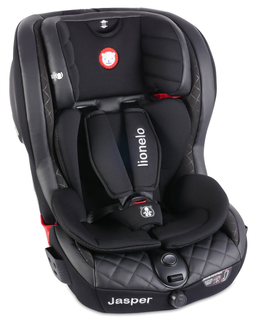 Drošības sēdeklis ISOFIX Adriaan, 9 - 36 kg, melns, eko āda cena un informācija | Autokrēsliņi | 220.lv