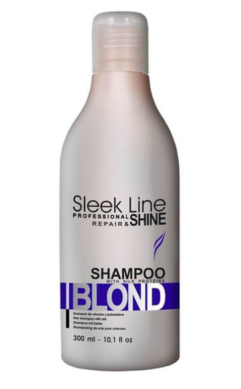 Šampūns gaišiem matiem Stapiz Sleek Line Blond 300 ml цена и информация | Šampūni | 220.lv