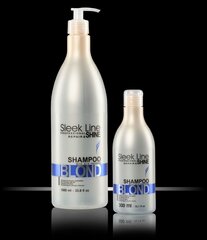 Šampūns gaišiem matiem Stapiz Sleek Line Blond 300 ml cena un informācija | Šampūni | 220.lv