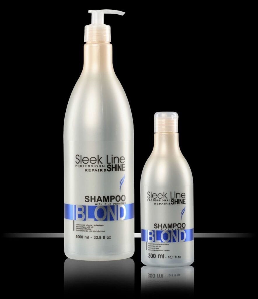 Šampūns gaišiem matiem Stapiz Sleek Line Blond 300 ml цена и информация | Šampūni | 220.lv