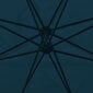 vidaXL dārza saulessargs, 3,5 m, zils cena un informācija | Saulessargi, markīzes un statīvi | 220.lv
