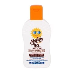 Aizsargājošs losjons bērniem Malibu SPF 50, 200 ml цена и информация | Кремы от загара | 220.lv