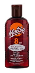 Malibu Bronzing Tanning Oil SPF8 - Tanning Spray 200ml цена и информация | Кремы от загара | 220.lv