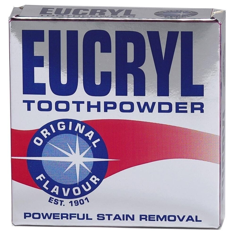 Zobu pulveris Eucryl Original 50 g cena un informācija | Zobu pastas, birstes | 220.lv