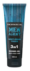 Dermacol Men Agent Gentleman Touch dušas želeja vīriešiem 250 ml cena un informācija | Dušas želejas, eļļas | 220.lv