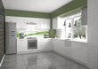 Virtuves skapis Vento GC 60/72 ar trauku plauktu, balts cena un informācija | Virtuves skapīši | 220.lv