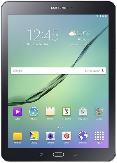 Samsung Galaxy Tab S2 (2016) T813 9.7", WiFi, Melns cena un informācija | Planšetdatori | 220.lv