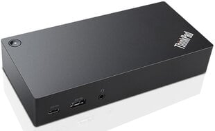 Lenovo ThinkPad USB-C Dock - EU 90W cena un informācija | Adapteri un USB centrmezgli | 220.lv
