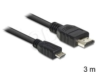 Delock - Kabel MHL(M) -> HDMI(M) 3m cena un informācija | Kabeļi un vadi | 220.lv