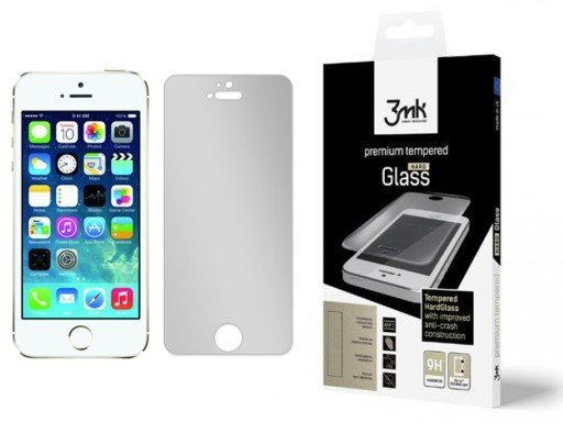 Rūdīta stikla ekrāna aizsargs 3MK HardGlass, piemērots iPhone 5 telefonam, caurspīdīgs cena un informācija | Ekrāna aizsargstikli | 220.lv