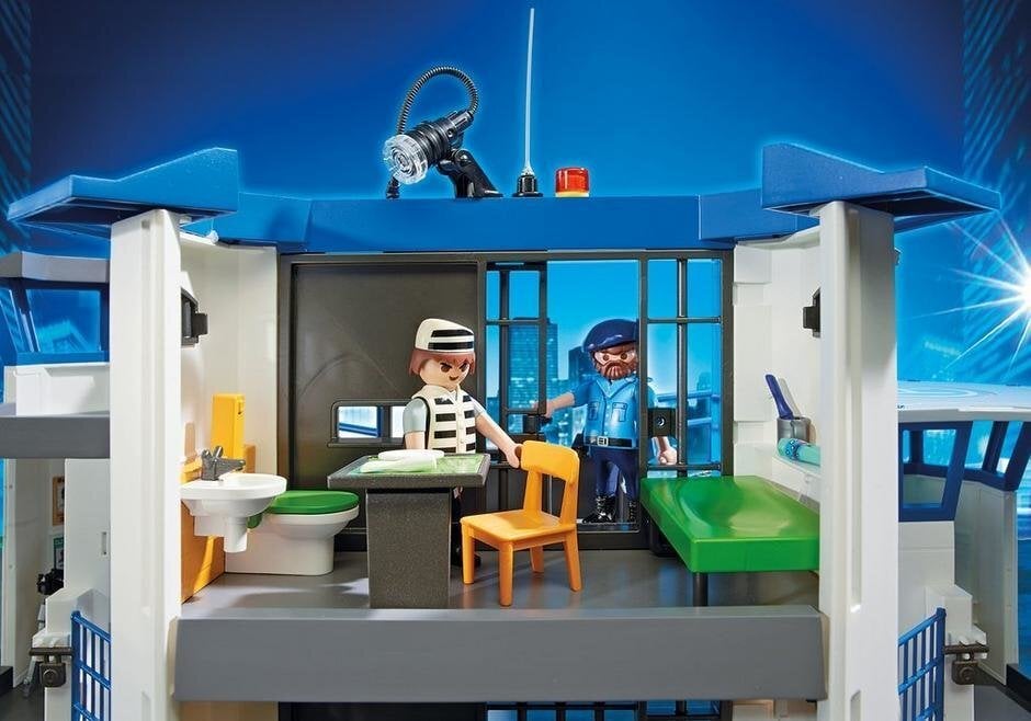 6919 PLAYMOBIL® City Action, Policijas iecirknis ar ieslodzītajiem cena un informācija | Konstruktori | 220.lv