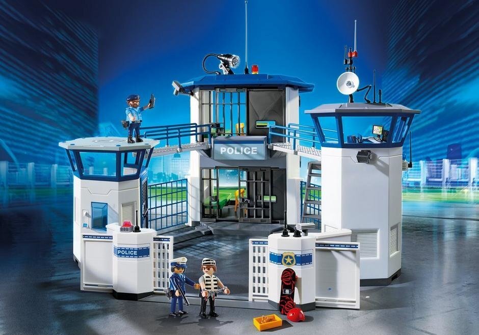 6919 PLAYMOBIL® City Action, Policijas iecirknis ar ieslodzītajiem цена и информация | Konstruktori | 220.lv