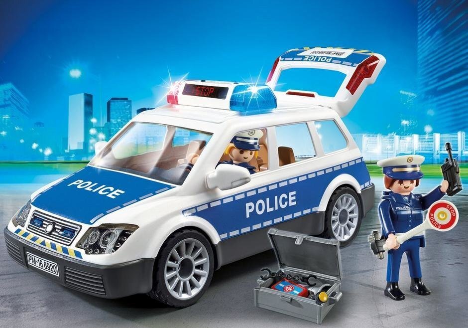 6920 PLAYMOBIL® City Action, Ceļu patruļa cena un informācija | Konstruktori | 220.lv