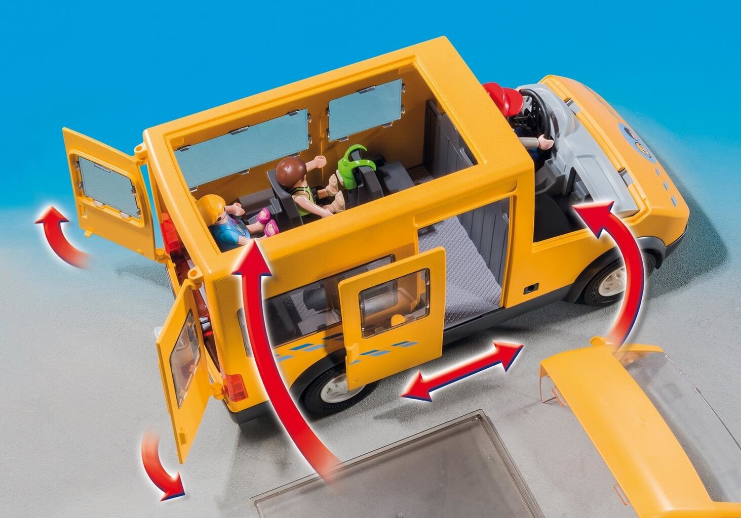 Konstruktors 6866 PLAYMOBIL® School bus cena un informācija | Konstruktori | 220.lv