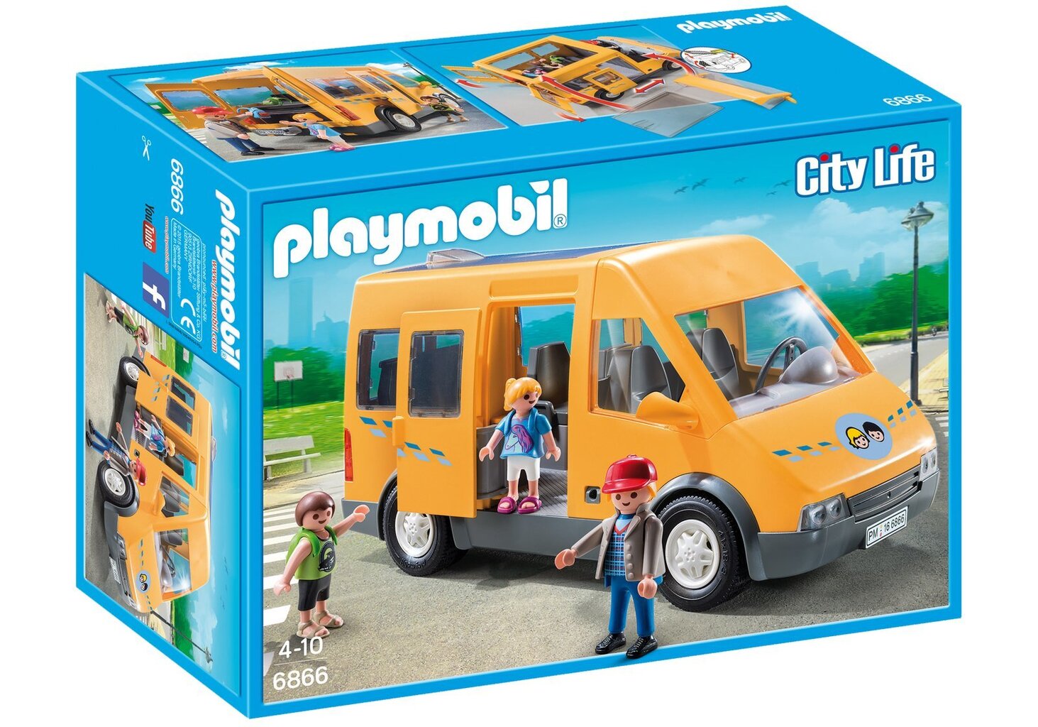 Konstruktors 6866 PLAYMOBIL® School bus цена | 220.lv