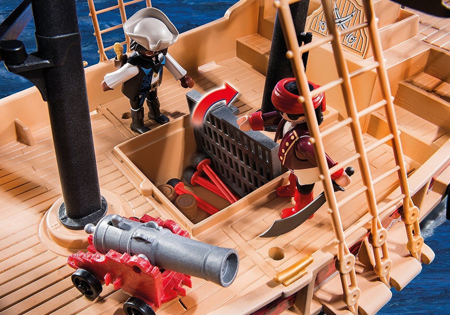 Konstruktors 6678 PLAYMOBIL® Pirates, Pirate Raiders' Ship цена и информация | Konstruktori | 220.lv