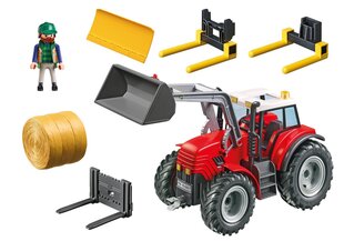 Konstruktors 6867 PLAYMOBIL® Country, Traktors ar krānu cena un informācija | Konstruktori | 220.lv