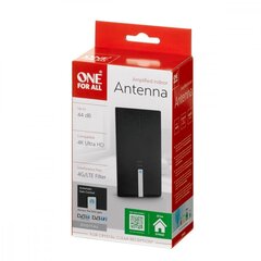 ONE For ALL Amplified Indoor Antenna цена и информация | Антенны и принадлежности | 220.lv