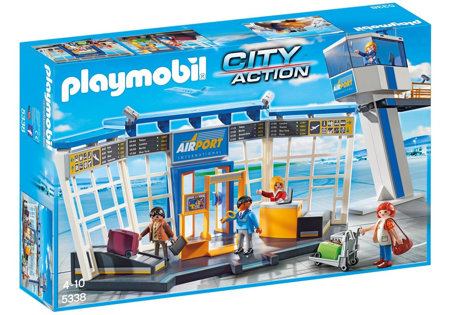 Konstruktors 5338 PLAYMOBIL® Airport with Control Tower cena un informācija | Konstruktori | 220.lv