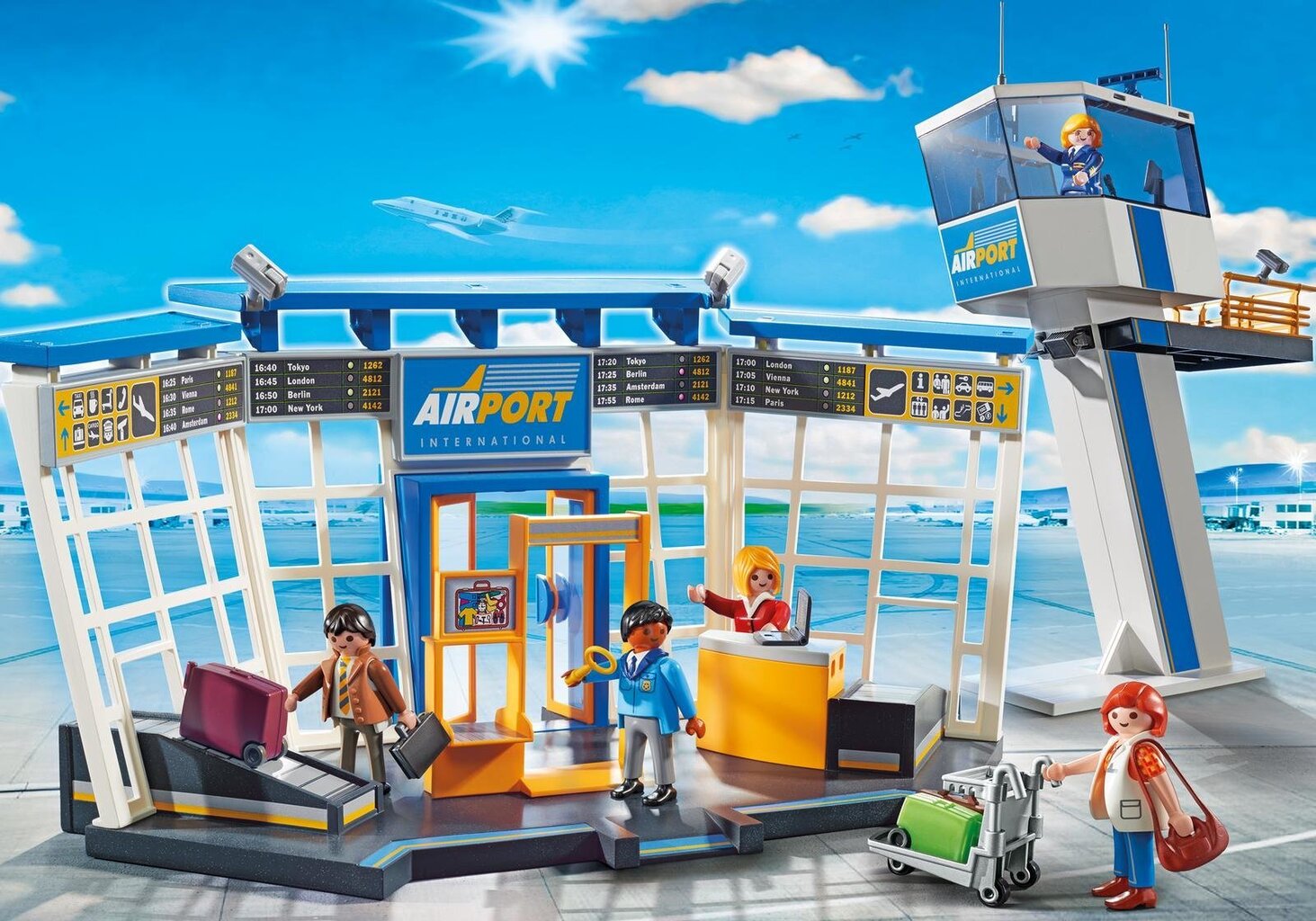 Konstruktors 5338 PLAYMOBIL® Airport with Control Tower cena un informācija | Konstruktori | 220.lv