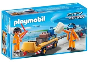 Конструктор Playmobil Работники аэропорта с буксиром 5396 цена и информация | Kонструкторы | 220.lv