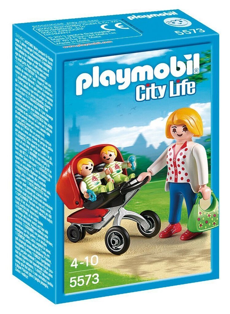 5573 PLAYMOBIL® City Life, Mamma ar dvīņiem цена и информация | Konstruktori | 220.lv