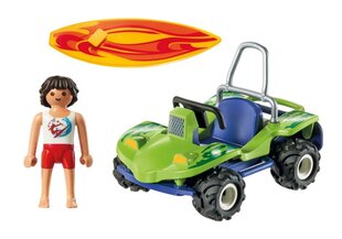 Конструктор 6982 PLAYMOBIL® Family Fun, сёрфингист и квадрацикл цена и информация | Конструкторы и кубики | 220.lv