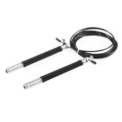 Скакалка HMS SK54, черно - серебристая цена и информация | Скакалка Tunturi Pro Adjustable Speed Rope | 220.lv