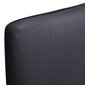 vidaXL krēslu pārvalki, 4 gab., gludi, elastīgi, antracīta krāsā cena un informācija | Mēbeļu pārvalki | 220.lv