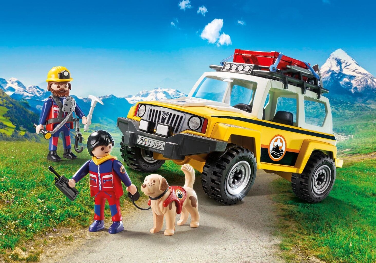 Konstruktors 9128 PLAYMOBIL® Action, Mountain Rescue Truck цена и информация | Konstruktori | 220.lv