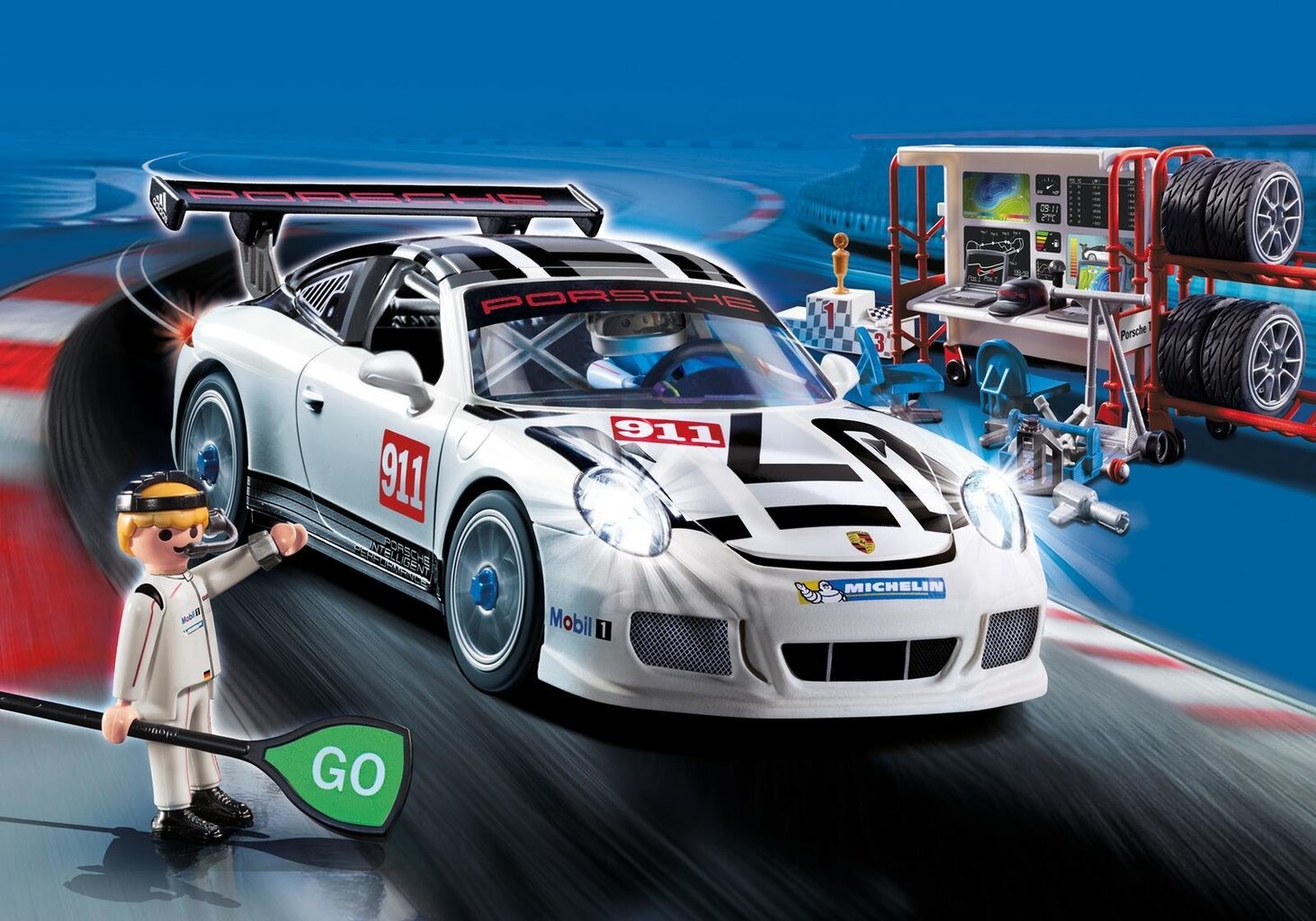 Konstruktors 9225 PLAYMOBIL® Porsche 911 GT3 Cup цена и информация | Konstruktori | 220.lv