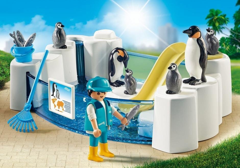 Konstruktors 9062 PLAYMOBIL® Family Fun, Pingvīnu baseins cena un informācija | Konstruktori | 220.lv