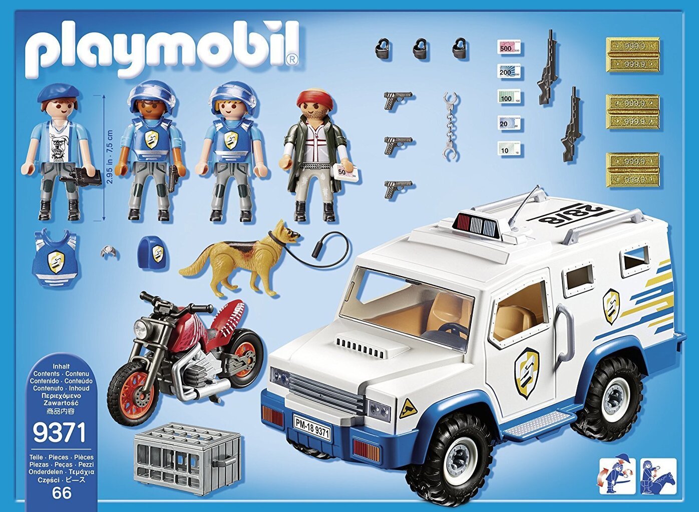 Konstruktors 9371 PLAYMOBIL® City Action, Policijas džips цена и информация | Konstruktori | 220.lv