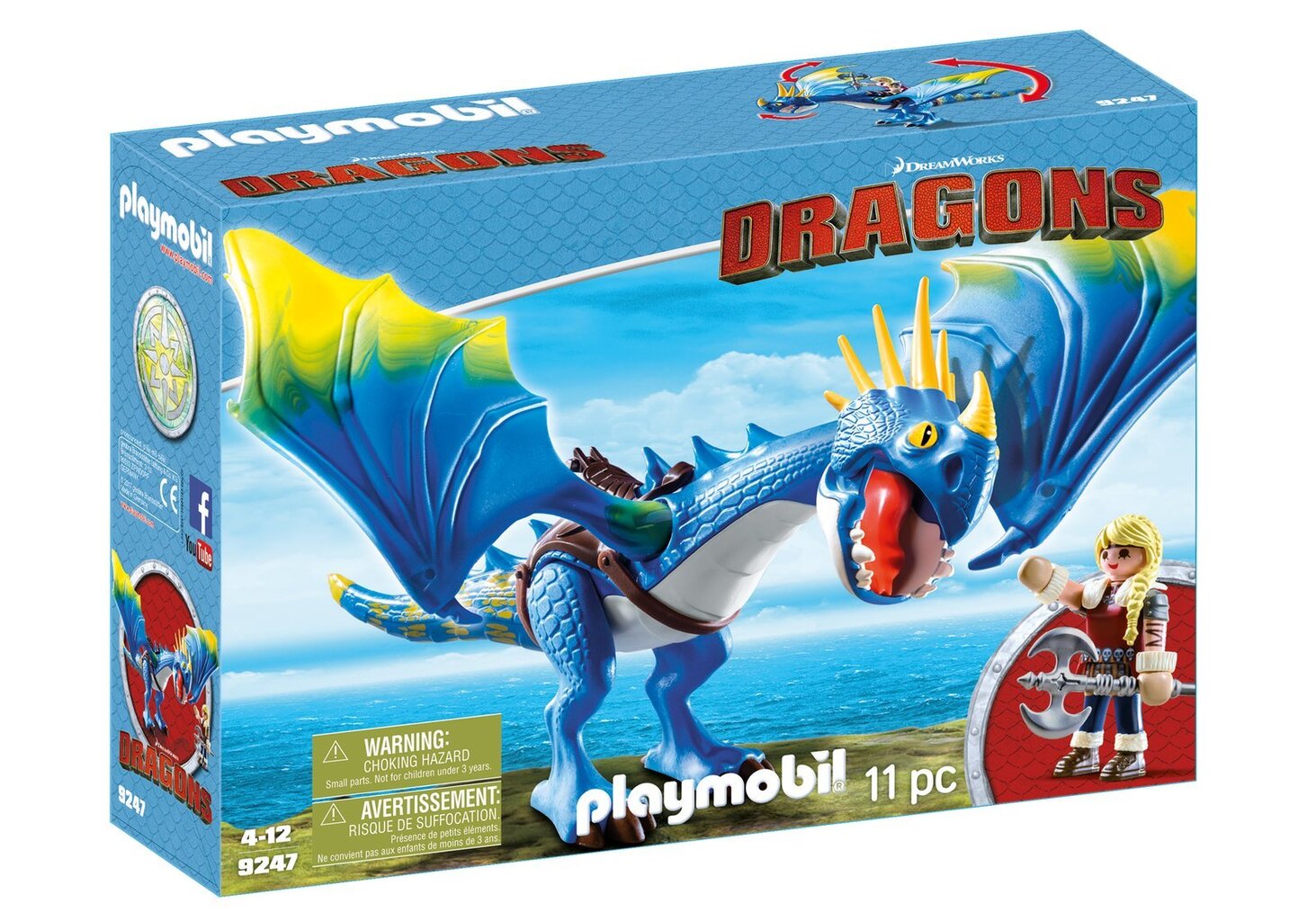 Konstruktors 9247 PLAYMOBIL® Dragons, Astrid & Stormfly cena un informācija | Konstruktori | 220.lv