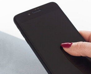 Rūdīta stikla ekrāna aizsargs 3MK HardGlass Max Privacy, piemērots iPhone 6 telefonam, caurspīdīgs/melns cena un informācija | Ekrāna aizsargstikli | 220.lv