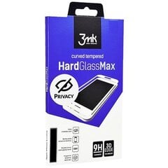 Rūdīta stikla ekrāna aizsargs 3MK HardGlass Max Privacy, piemērots iPhone 8 telefonam, caurspīdīgs/melns cena un informācija | Ekrāna aizsargstikli | 220.lv