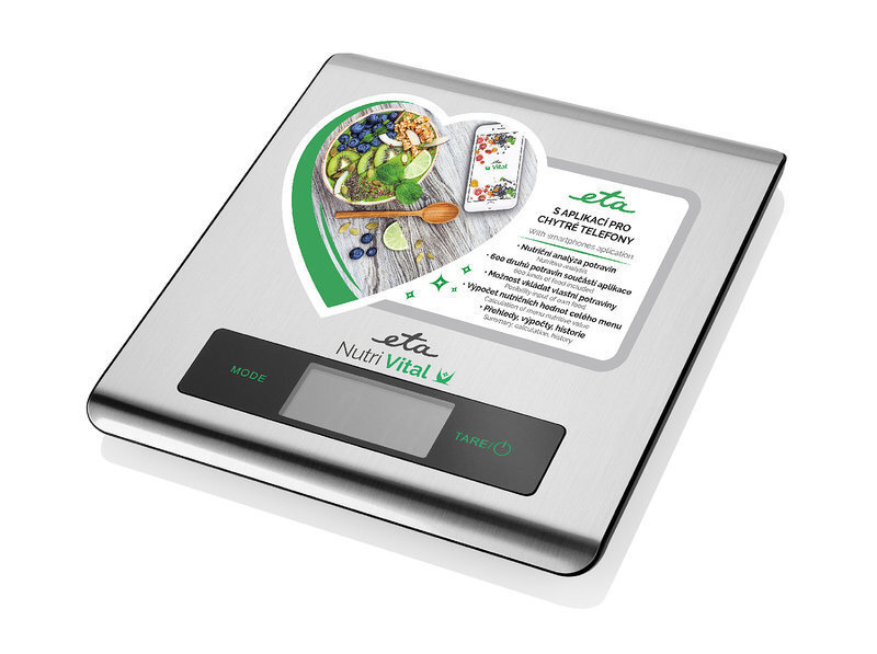 ETA Kitchen scales with smart applicatio cena un informācija | Virtuves svari | 220.lv