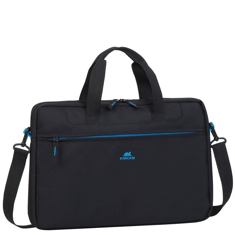 NB CASE REGENT 15,6"/8037 BLACK RIVACASE cena un informācija | Somas portatīvajiem datoriem | 220.lv