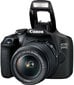 Canon EOS 2000D + 18-55mm IS II Kit цена и информация | Digitālās fotokameras | 220.lv