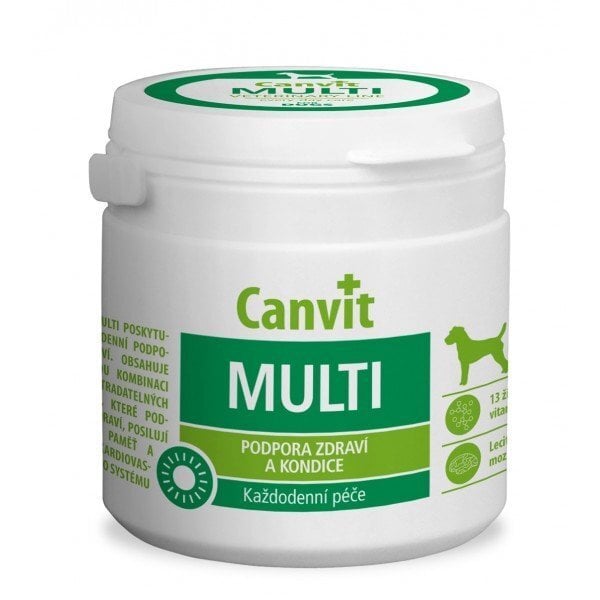 Canvit Multi Tablets N100 100G suņiem цена и информация | Vitamīni, uztura bagātinātāji, pretparazītu līdzekļi suņiem | 220.lv