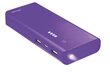 Ārējās uzlādes akumulators Trust Primo Powerbank, 10 000 mAh, 2 x USB, violets cena un informācija | Lādētāji-akumulatori (Power bank) | 220.lv