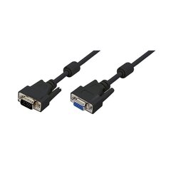 LogiLink VGA 5.0m cena un informācija | Kabeļi un vadi | 220.lv