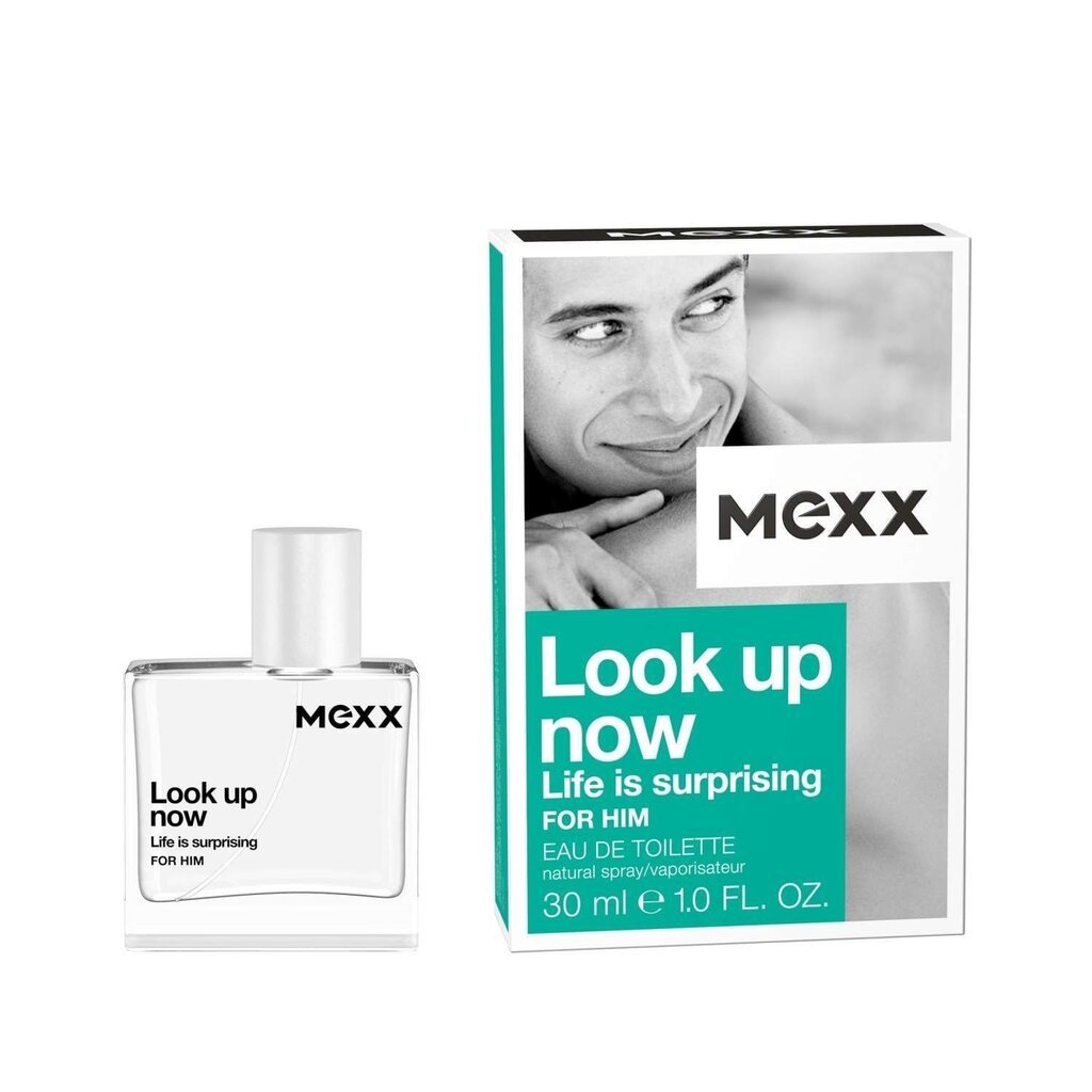 Mexx Look up Now Life Is Surprising For Him EDT vīriešiem 30 ml cena un informācija | Vīriešu smaržas | 220.lv