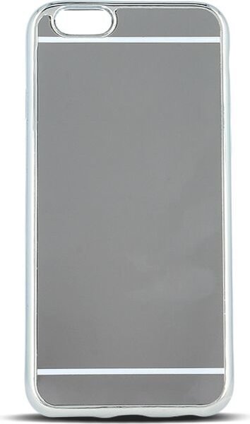 Beeyo Mirror Aizmugurējais Silikona Apvalks Spoguļveida priekš Samsung G920 Galaxy  S6 Sudraba, Galaxy S6 cena | 220.lv