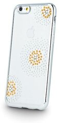 Защитная задняя крышка Beeyo Flower Dots для телефона Samsung Galaxy S6, серебристая цена и информация | Beeyo Мобильные телефоны и аксессуары | 220.lv