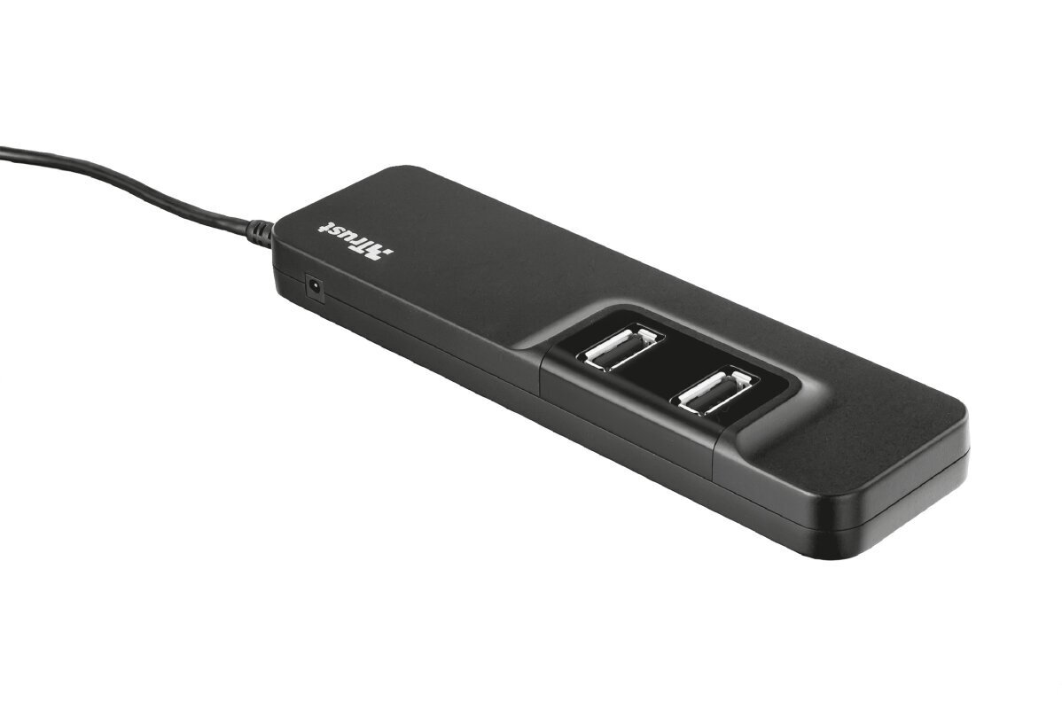 Trust (20576) Oila 7 Port USB 2.0 Hub cena un informācija | Adapteri un USB centrmezgli | 220.lv