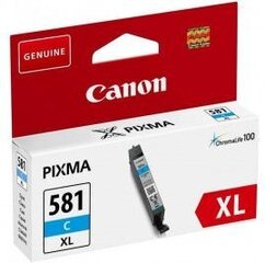 Картридж с оригинальными чернилами Canon 581XL: Цвет - Голубой цена и информация | Картриджи для струйных принтеров | 220.lv